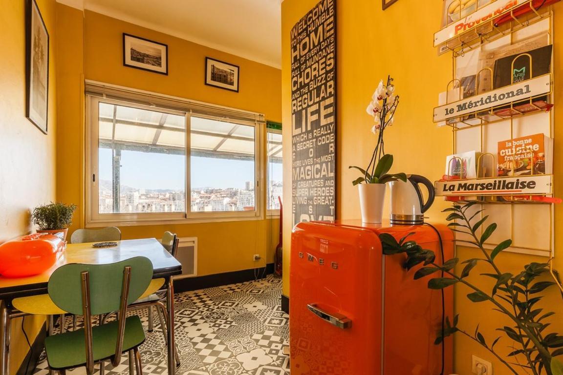 Le Ptit Jaune- Terrasse Sur Le Vieux Port Marseille Ngoại thất bức ảnh